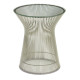 Knoll Platner Tavolino nickel Ø 40 vista