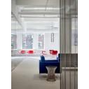 Knoll Platner Tavolino nickel Ø 40 ambientazione