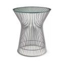 Knoll Platner Tavolino nickel Ø 40 vista