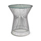 Knoll Platner Tavolino nickel Ø 40 vista