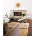 Knoll Platner Tavolino nickel Ø 40 ambientazione