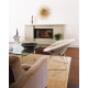 Knoll Platner Tavolino nickel Ø 40 ambientazione