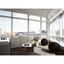 Knoll Platner Tavolino nickel Ø 91,5 ambientazione