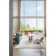 Knoll Platner Tavolino nickel Ø 91,5 ambientazione