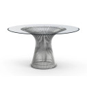 Knoll Platner Tavolo nickel vetro Ø 135 vista