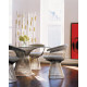 Knoll Platner Tavolo Oro 18K e Cristallo Ø 135 ambientazione