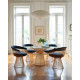 Knoll Platner Tavolo Oro 18K e Cristallo Ø 135 ambientazione