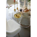 Knoll Platner Tavolo Oro 18K e Cristallo Ø 135 ambientazione