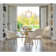 Knoll Platner Tavolo Oro 18K e Cristallo Ø 135 ambientazione