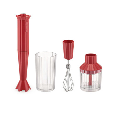 Alessi Plissè MDL10S R Frullatore a immersione Rosso