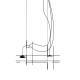 Plot Frame SP 3 lampada a sospensione Vistosi vista