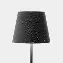 Poldina L DESK Pro LED lampada da tavolo Grigio scuro Zafferano dettaglio