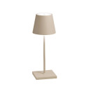Poldina Mini Pro LED lampada da tavolo Sabbia Zafferano vista