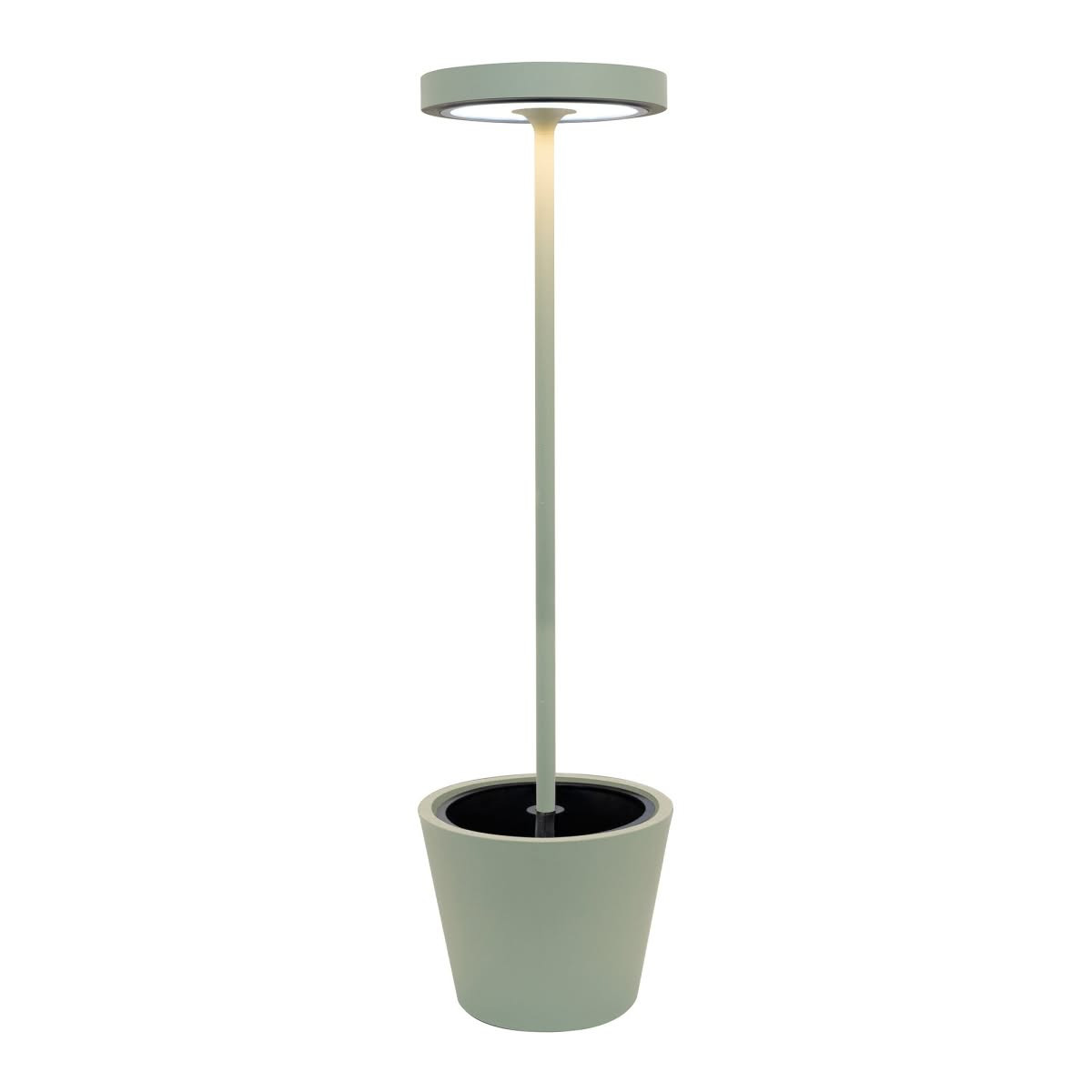 Poldina Reverse Solar L RF LED lampada da terra solare ricaricabile Salvia