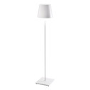 Poldina XXL Pro lampada da terra Bianco Zafferano vista