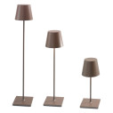 Poldina XXL Pro lampada da terra Corten Zafferano vista