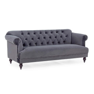 Divano 3P Blossom grigio