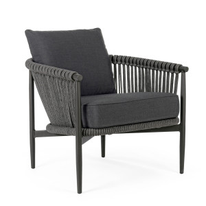 Poltrona C-C Tiva antracite