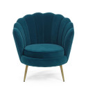 Poltrona Giliola blue Bizzotto vista