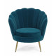 Poltrona Giliola blue Bizzotto vista