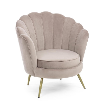 Poltrona Giliola grigio chiaro
