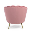 Poltrona Giliola rosa antik Bizzotto vista