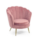 Poltrona Giliola rosa antik Bizzotto vista