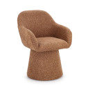 Poltrona Girevole Antara terracotta Bizzotto vista
