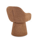 Poltrona Girevole Antara terracotta Bizzotto vista