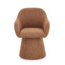 Poltrona Girevole Antara terracotta Bizzotto vista