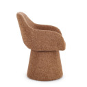 Poltrona Girevole Antara terracotta Bizzotto vista