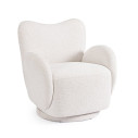 Poltrona Girevole Harper Bianco Bizzotto vista
