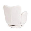 Poltrona Girevole Harper Bianco Bizzotto vista