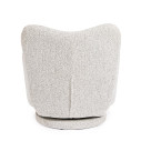 Poltrona Girevole Harper grigio chiaro Bizzotto vista