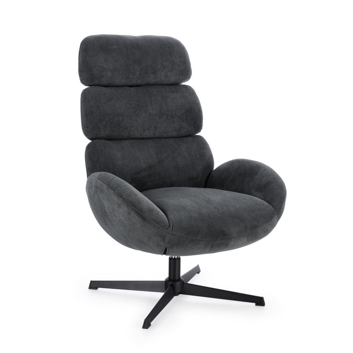 Poltrona Girevole Violante nero