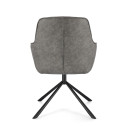 Poltrona Grant pu grigio Bizzotto vista