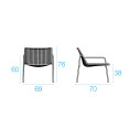 Poltrona Lounge chair Rio R50 Scheda tecnica