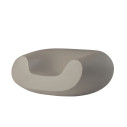 Poltrona Chubby Slide grigio tortora