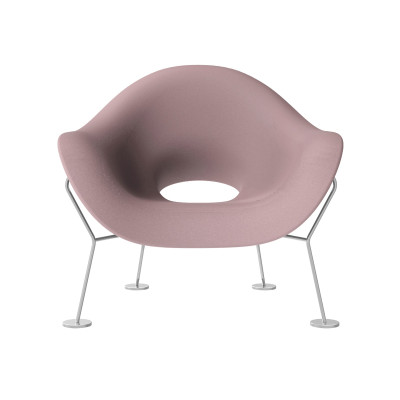 Pupa Armchair Chrome Base Indoor