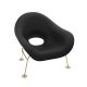 Pupa Armchair Brass Base Indoor Qeeboo vista