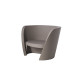 Poltrona Rap Slide grigio argilla