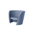 Poltrona Rap Slide blu polvere
