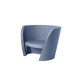 Poltrona Rap Slide blu polvere