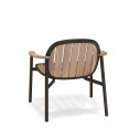 Poltrona Twins Alu-Teak Emu retro