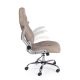 Poltrona ufficio c-br Boneville beige Bizzotto vista