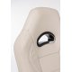 Poltrona ufficio c-br Boneville beige Bizzotto dettaglio