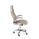 Poltrona ufficio c-br Boneville beige Bizzotto vista