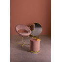 Poltrona Vanity oro velluto rosa Bizzotto ambientazione
