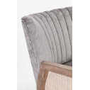 Poltrona Virna silver Bizzotto dettaglio