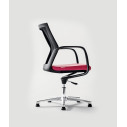 Poltrona X-Chair 202 Direzionale Milani piedini bassi in nylon nero